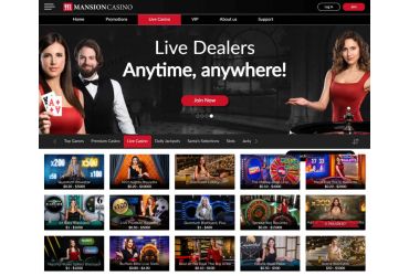 Mansion casino live