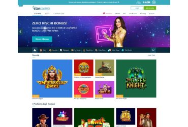 Starcasino – pagina principale