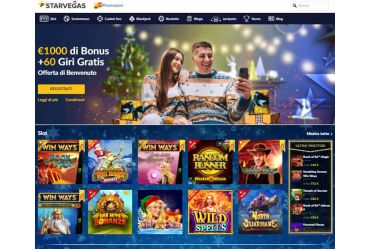 Starvegas – pagina principale