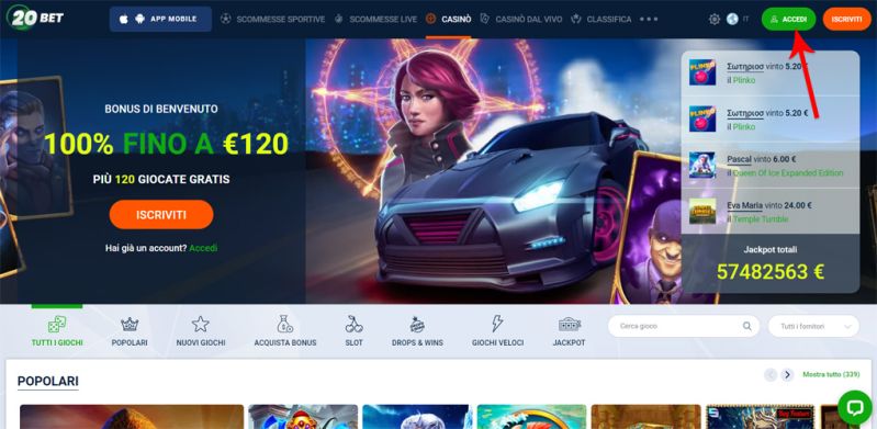 Mastercard: prelevare i fondi dal casinò - Passaggio 1