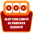 Slot con limite di puntata elevato